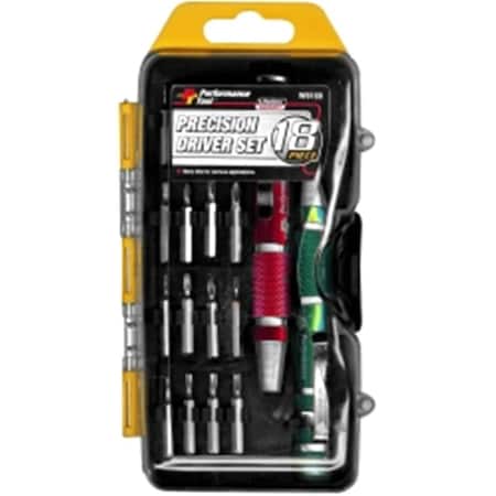 Performance Tool Precision Screw Driver Set, 18 Piece W9169